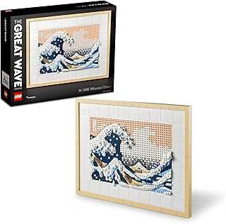 Art Hokusai – The Great Wave 31208, 3D Japanese Wall Art Craft Kit, Framed Ocean Canvas, Creative Activity Hobbies for Adults, DIY Home, Office Decor