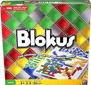 Blokus XL Strategy Board Game, Family Game for Kids & Adults with Colorful Oversized Pieces & Just One Rule (Amazon Exclusive)