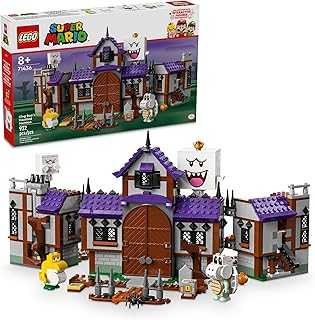 Super Mario King Boo's Haunted Mansion - Building Toy for Kids Ages 8+ - Mario Toy W/ 4 Minifigures - Gift for Boys, Girls, & Gamers - 71436