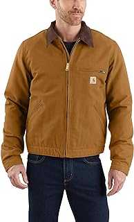 Men's Relaxed Fit Duck BlanketLined Detroit Jacket