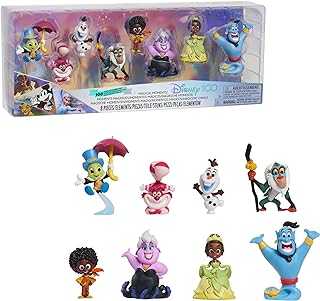 Disney100 Years of Magical Moments, Limited Edition 8-piece Figure Set, Kids Toys for Ages 3 Up by Just Play