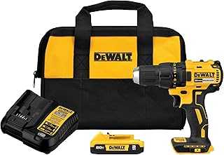 20V MAX Cordless Drill Driver, 1/2 Inch, 2 Speed, XR 2.0 Ah Battery and Charger Included (DCD777D1)