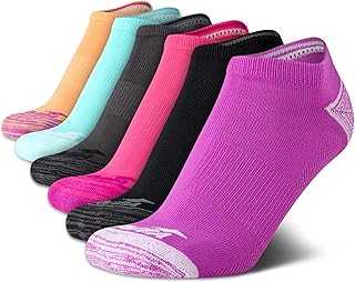 Avia Women's No Show Socks - 6 Pack Pro Tech Athletic Low Cut Ankle Socks for Women - Breathable Women's Sports Socks (4-9)