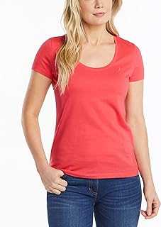 Women's Easy Comfort Scoop Neck Supersoft 100% Cotton Solid T-Shirt