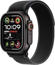 Watch Ultra 2 [GPS + Cellular 49mm] Smartwatch, Sport Watch with Black Titanium Case with Black Trail Loop - M/L. Fitness Tracker, Precision GPS, Action Button, Carbon Neutral