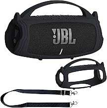 Silicone Cover Case for JBL Charge 5 Portable Bluetooth Speaker, Protective Skin Case for JBL Charge 5 Speaker Accessories(Black Case)