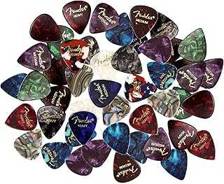 Premium 48 Pack Picks Sampler - Includes Thin, Medium & Heavy Gauges (Austin Bazaar Exclusive)