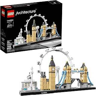 Architecture London Skyline Collection 21034 Building Set Model Kit and Gift for Kids and Adults (468 pieces)