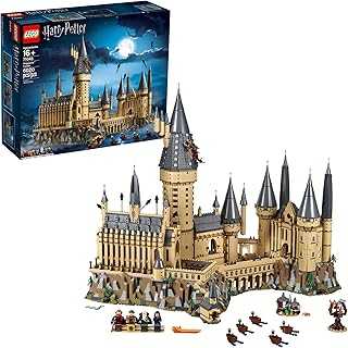 Harry Potter Hogwarts Castle 71043 Building Set - Model Kit with Minifigures, Featuring Wand, Boats, and Spider Figure, Gryffindor and Hufflepuff Accessories, Collectible for Adults and Teens