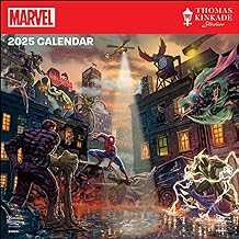 MARVEL by Thomas Kinkade Studios 2025 Wall Calendar