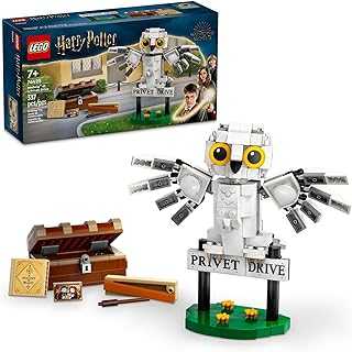 Harry Potter Hedwig at 4 Privet Drive, Buildable Fantasy Toy with a Harry Potter Owl Figure, Harry Potter Toy for Independent Play, Harry Potter Gift Idea for Girls, Boys and Kids Ages 7+, 76425