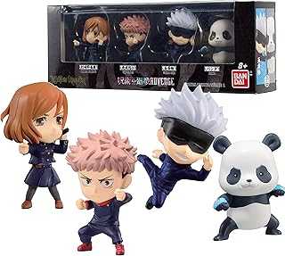 Bandai Namco - Jujutsu Kaisen - Nobara Kugisaki, Yuji Itadori, Satoru Gojo, and Panda, Adverge Figure Box (Set B)