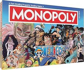 Monopoly: One Piece Edition Board Game | Buy, Sell, Trade with Popular Characters from The Manga & Anime Series | Featuring 9 Miniature Tokens | Officially Licensed Merchandise and Collectible