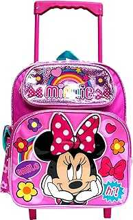 Minnie Mouse 12" Toddler Rolling Backpack Girls Book Bag