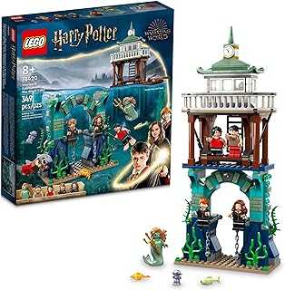 Harry Potter Triwizard Tournament: The Black Lake Building Toy 76420 - Goblet of Fire Toy Set with Harry, Hermione, and Ron Mini Figures, Magical Collection Set, Great Gift for Kids, Boys & Girls