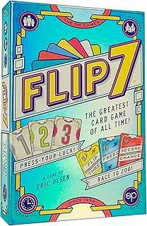 Flip 7, Fast Fun Card Game, Great for Family Game Night, Ages 8+, 3+ Players, 20 Minutes