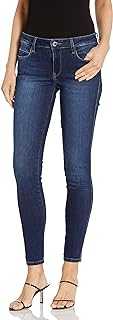 Women's Sexy Curve Mid-Rise Stretch Skinny Fit Jean