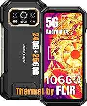 5G Rugged Phone, Armor 27T Pro Smartphone Unlocked, Thermal Image Camera, MTK Dimensity 6300 5G, 24(12+12)+256GB, 50MP+64MP+32MP, Android 14, 6.78”, 10600mAh/Wireless Charge, uSmart Connector