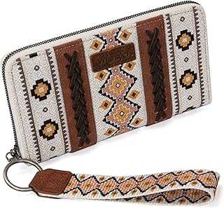 × Wrangler Wristlet Western Wallet Boho Aztec Credit Card Holder Gifts for Women Ladies Female WG2202-W006CF