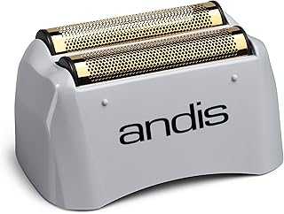 17160 Replacement Foil for Pro-Foil & Lithium Shaver - Super Soft Gold Titanium Cutters, Close & Smooth Cutting, Zero Finish with No Bumps/Irritation - Compatibles with Andis Models, Gray