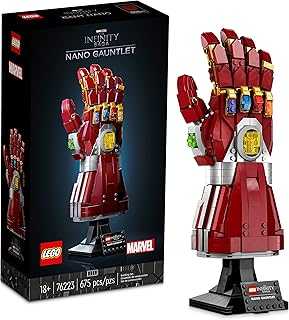 Marvel Nano Gauntlet, Iron Man Model with Infinity Stones, 76223 Avengers: Endgame Film Set, Collectable Memorabilia, Gift Idea for Adults and Teens