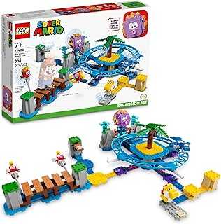 Super Mario Big Urchin Beach Ride Expansion Set 71400 Building Kit; Collectible Toy for Kids Aged 7 and up (536 Pieces)