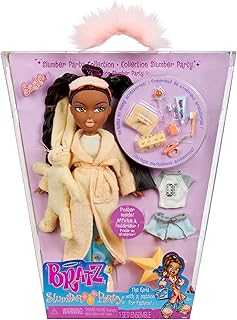 Slumber Party Sasha Fashion Doll with 2 Sets of Pajamas, Plush, and Accessories