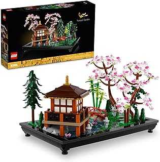 Icons Tranquil Garden Creative Building Set, A Gift Idea for Adult Fans of Japanese Zen Gardens and Meditation, Build and Display This Home Decor Set for The Home or Office, 10315