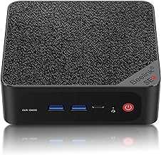 Mini PC AMD Ryzen 7 5800H Up to 4.4GHz 8C/16T,Mini Computer 16GB DDR4 RAM/500GB M.2 SSD Graphics 8 core 2000 MHz Wifi6/BT5.2/HDMI+DP+Type-C,Support 4K Triple Displays