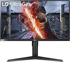 UltraGear QHD 27-Inch Gaming Monitor 27GL83A-B - IPS 1ms (GtG), with HDR 10 Compatibility, NVIDIA G-SYNC, and AMD FreeSync, 144Hz, Black