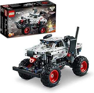 Technic Monster Jam Monster Mutt Dalmatian, 2in1 Pull Back Racing Toys, Birthday Gift Idea, DIY Building Toy, Monster Truck Toy for Kids, Boys and Girls Ages 7 and Up, 42150