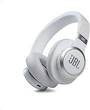 JBL JBLLIVE660NCWTAM-Z Wireless Over-Ear NC Headphones White - Certified (Renewed)