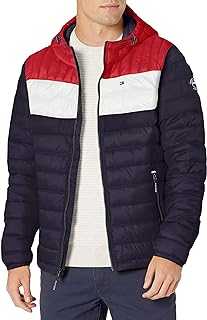 Men's Water Resistant Ultra Loft Filled Hooded Puffer Jacket