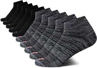 Avia Women's Quarter Socks - 10 Pack Cushioned Athletic Ankle Socks for Women - Women's Moisture Wicking Sports Socks (4-12)