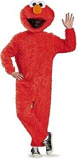 Men's Full Plush Elmo Prestige Adult Costume