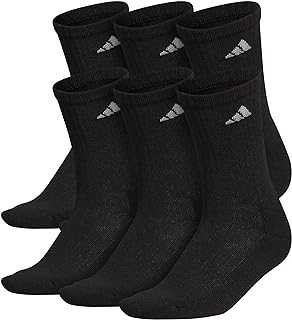 Women's Athletic Cushioned Crew Socks (6-Pair) with arch compression