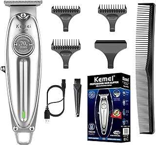 Professional Beard & Hair Trimmer for Men, Cordless T-Blade Trimmer, Electric Hair Clippers for Barbers and Stylists, All Body Grooming-Model 1949