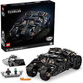 DC Batman Batmobile Tumbler, Iconic Model Car from The Dark Knight Trilogy, Building Set for Adults, Collectible Gift Idea for Build and Display, 76240