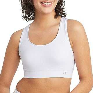 Women's Sports Bra, Infinity Racerback, Moderate Support, Seamless Sports Bra for Women