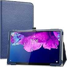 Compatible with Tab P11 case,Tab P11 Plus case,PU Leather Slim Folding Stand Cover for 11" Lenovo Tab P11 / Lenovo Tab P11 Plus/Motorola Moto Tab G70 Tablet(Not Fit Tab P11 Pro),Blue