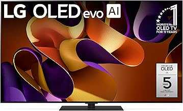 65-Inch Class OLED evo G4 Series Smart TV 4K Processor Flat Screen with Magic Remote AI-Powered with Alexa Built-in (OLED65G4SUB, 2024)