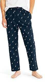 Men's Soft Woven 100% Cotton Elastic Waistband Sleep Pajama Pant