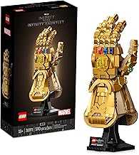 Marvel Infinity Gauntlet Set 76191 Collectible Thanos Glove with Infinity Stones, Building Set, Avengers Gift Idea for Adults and Teens, Model Kits for Decoration and Display