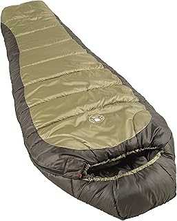 North Rim Cold-Weather Mummy Sleeping Bag, 0°F Sleeping Bag for Big & Tall Adults, No-Snag Zipper with Adjustable Hood for Warmth and Ventilation