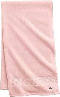 Lacoste Heritage Supima Cotton Bath Towel, Light Pink, 30" x 54"