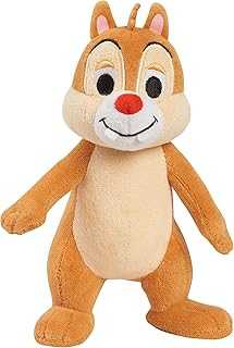 Disney Classic 6-inch Bean Plush Dale Small Stuffed Animal, Chipmunk, Super Soft Plush, Kids Toys for Ages 2 Up by Just Play