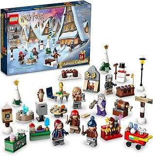 Harry Potter 2023 Advent Calendar 76418 Christmas Countdown Playset with Daily Suprises, Discover New Experiences with This Featuring 18 Hogsmeade Village Mini Builds & 6 Minifigures