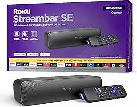 Streambar SE | 2-in-1 TV Soundbar with Built-in 4K/HD/HDR Streaming, Premium Speakers, & Enhanced Speech Clarity for Crisp, Clear Dialogue - Quick Guided Simple Setup