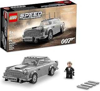 Speed Champions 007 Aston Martin DB5 76911 Building Toy Set Featuring James Bond for Kids, Boys and Girls Ages 8+ (298 Pieces), 10.32 x 5.55 x 2.4 inches