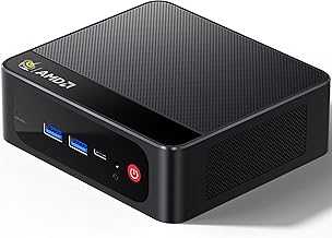 Mini PC SER5 Pro 5800H, AMD Ryzen 7 5800H(Up to 4.4GHz), 16GB DDR4 1TB M.2 PCIe3.0 SSD High-Performance Mini Computers, Support 4k Triple Display/ WiFi6/ BT5.2/ 1000Mbps LAN Home/Office